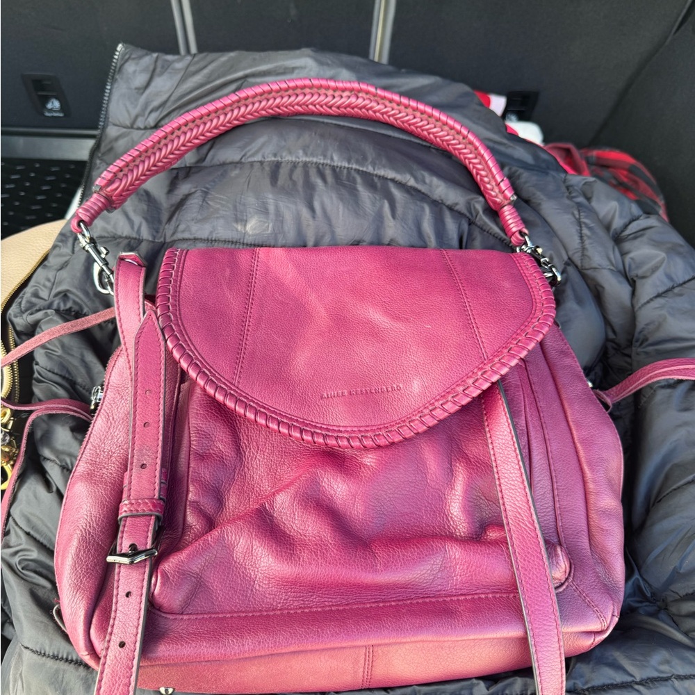 Aimee Kestenberg Berry Leather Shoulder Bag